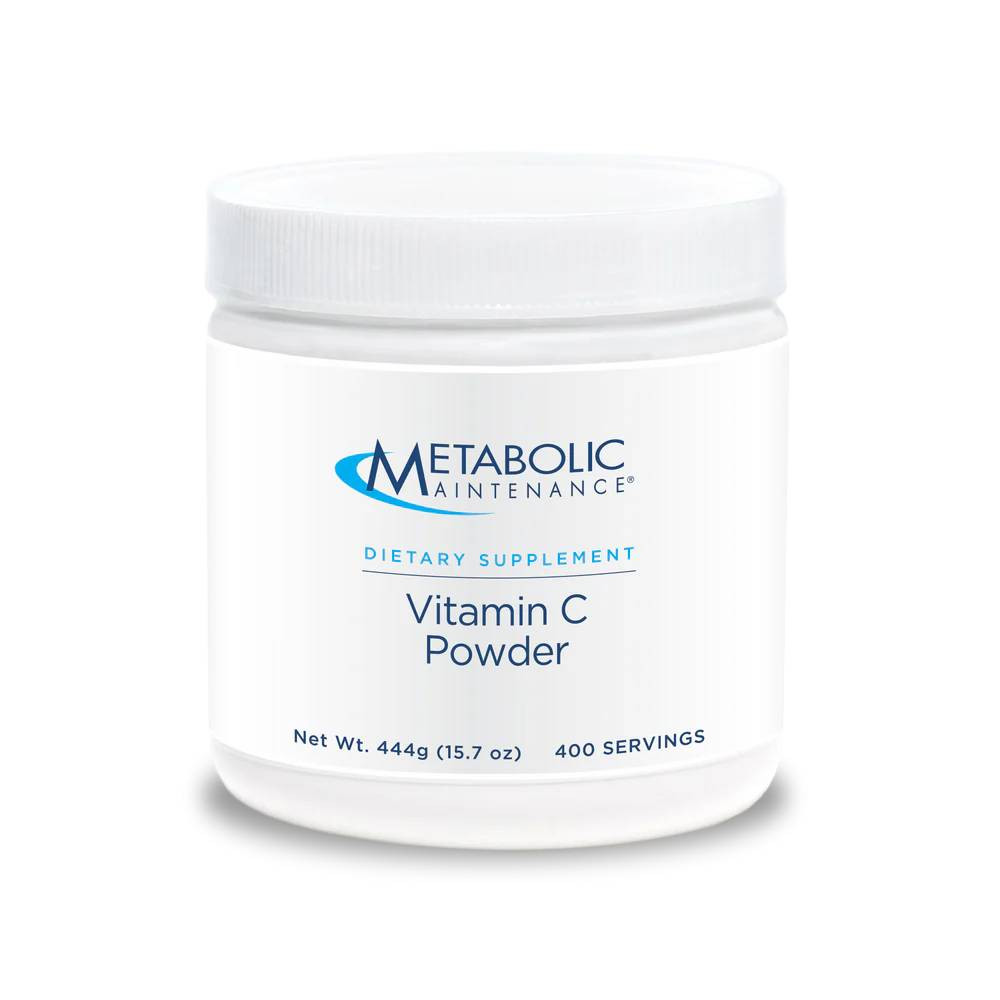 Metabolic Maintenance Vitamin C Powder Ascorbic Acid - 444 Grams 45$
