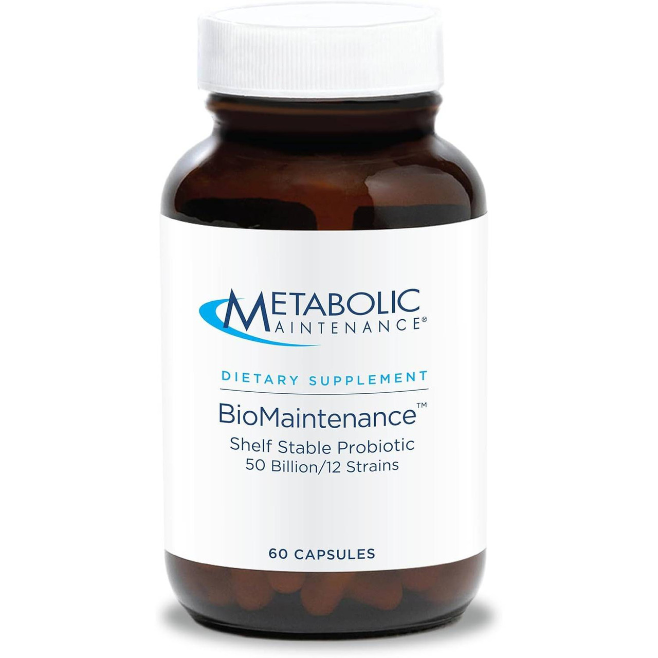 Metabolic Maintenance BioMaintenance Shelf Stable Probiotic 50 billion 12 Strains - 60 Capsules 66$