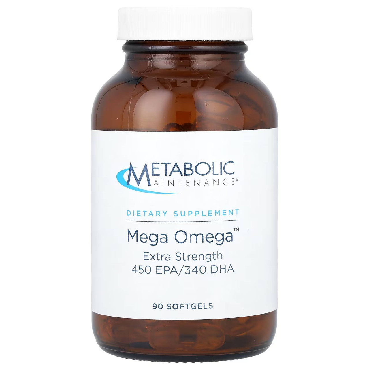 Metabolic Maintenance Mega Omega Extra Strength 450EPA340 DHA - 90 Softgels 61$