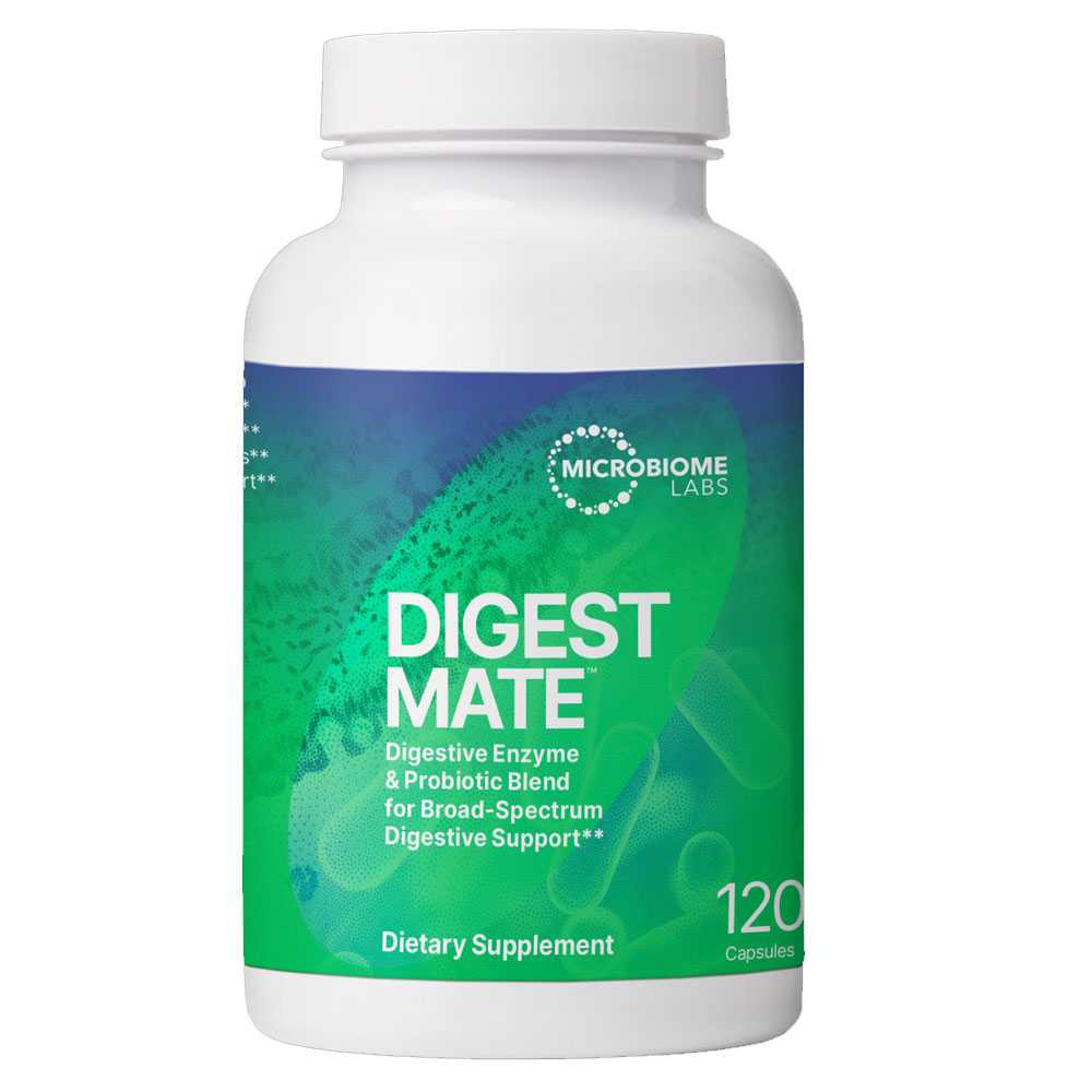 Microbiome Labs DigestMate - 120 Capsules 64$