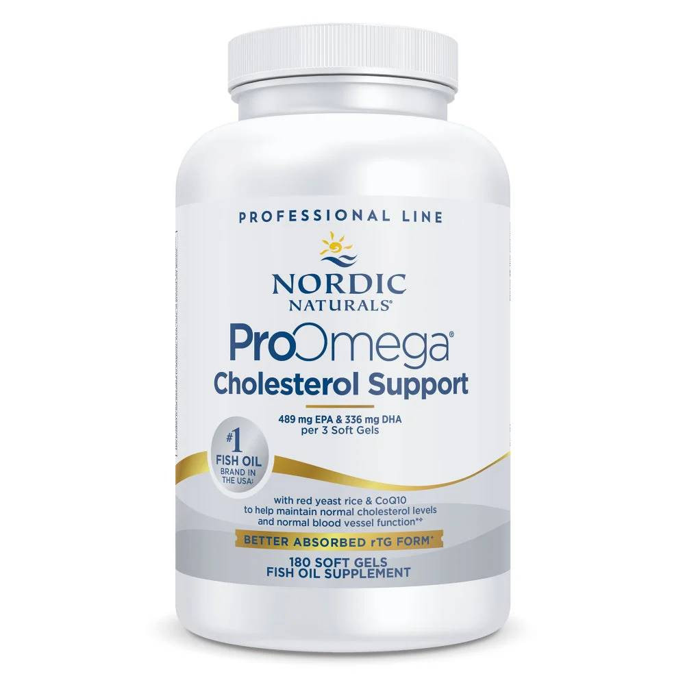 Nordic Naturals ProOmega Cholesterol Support - 180 Softgels 85$