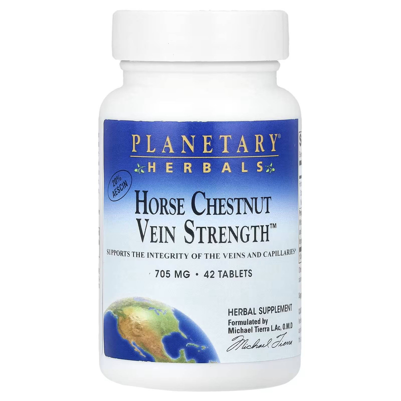Planetary Herbals Horse Chestnut Vein Strength - 42 Tablets 14$