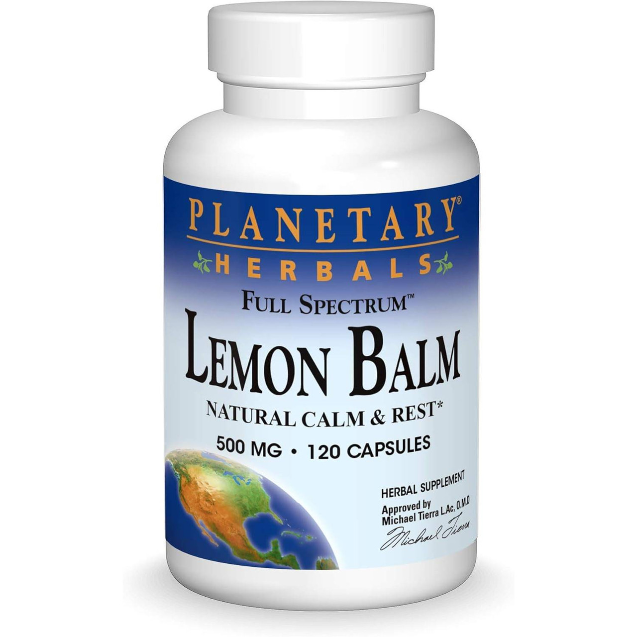 Planetary Herbals Lemon Balm Full Spectrum - 120 Capsules