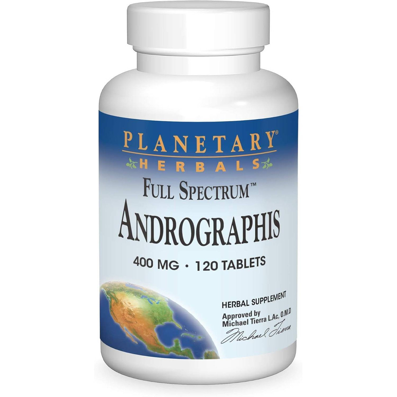 Planetary Herbals Andrographis Full Spectrum - 120 Tablets 21$