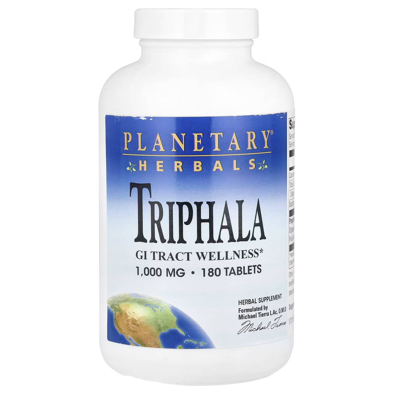 Planetary Herbals Triphala 1000mg - 180 Tablets 22$