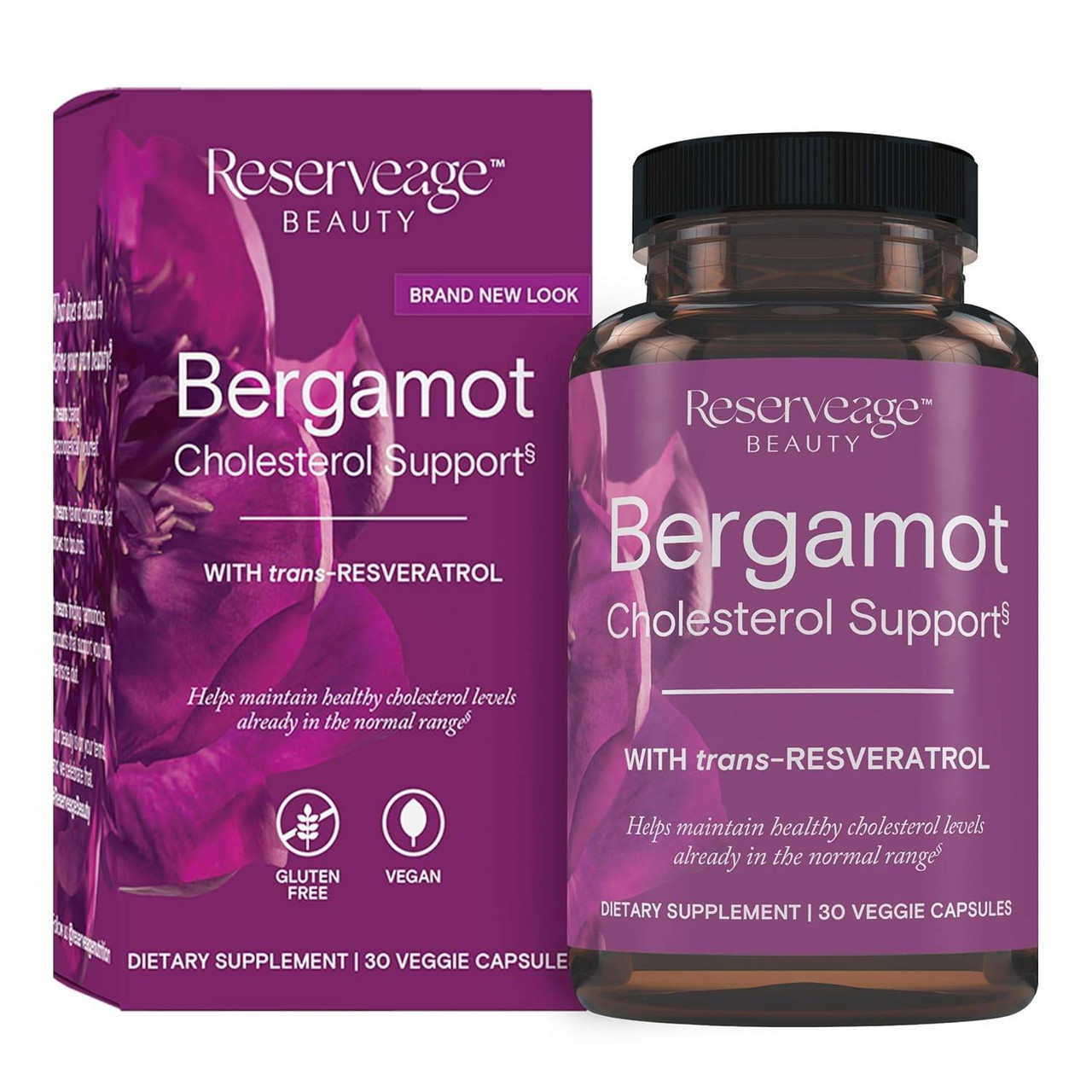 Reserveage Bergamot Cholesterol Support - 30 Capsules