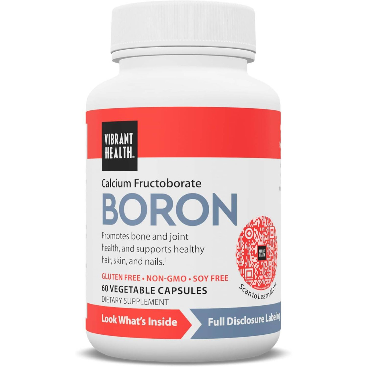 Vibrant Health Boron - 60 Capsules
