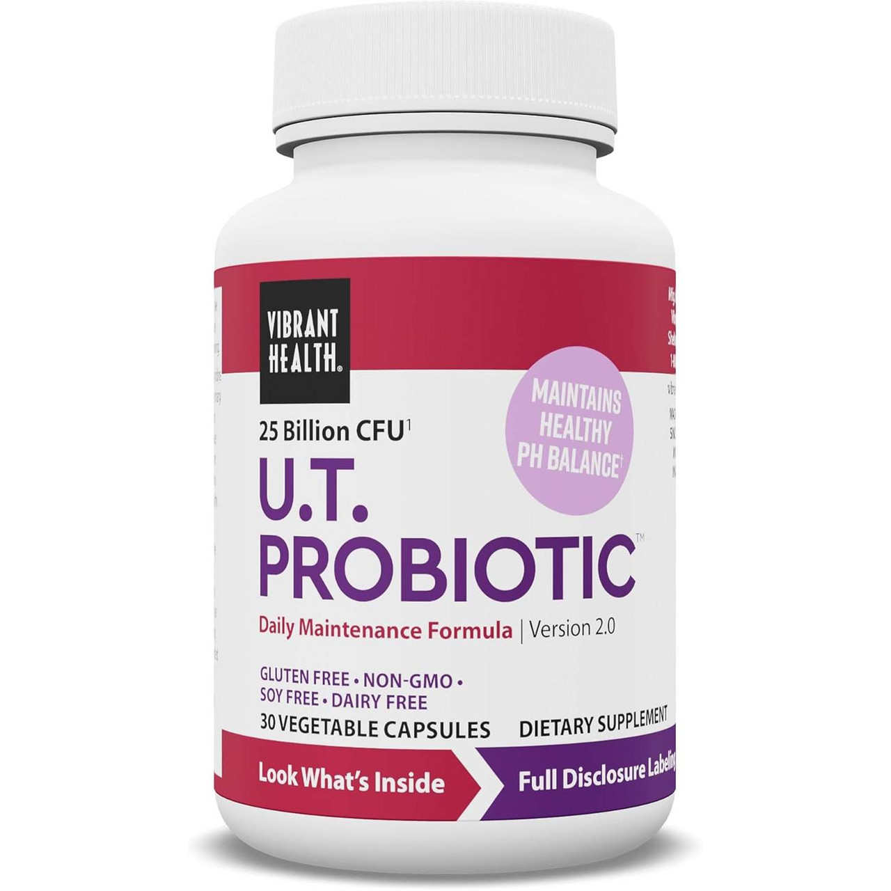Vibrant Health UT Biotic - 30 Capsules