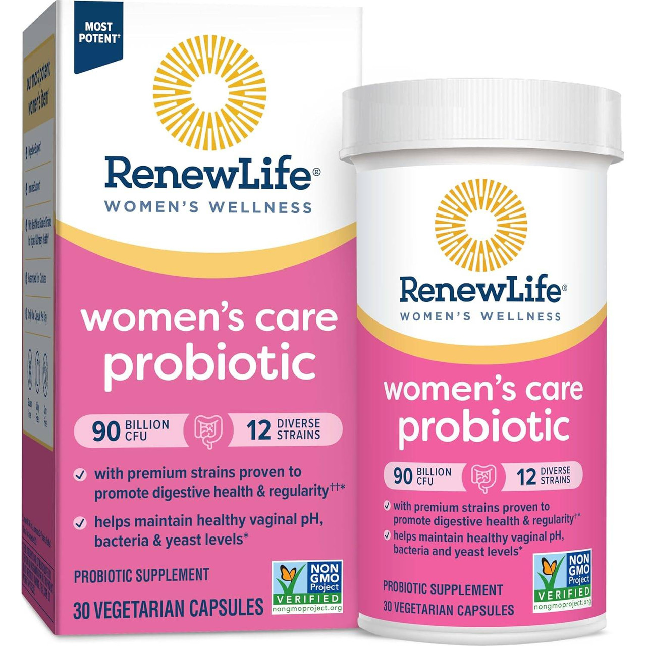 Renew Life Ultimate Flora Women's Care 90 Billion - 30 Capsules
