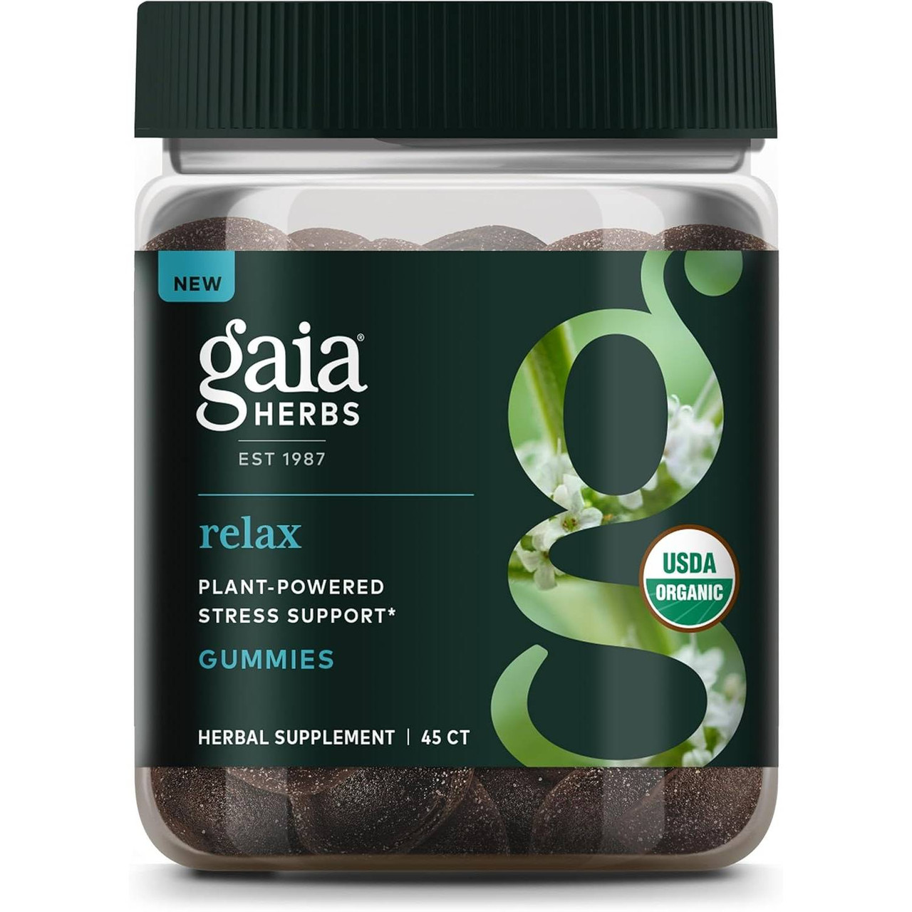 Gaia Herbs Relax Gummies - 45 Gummies 20$