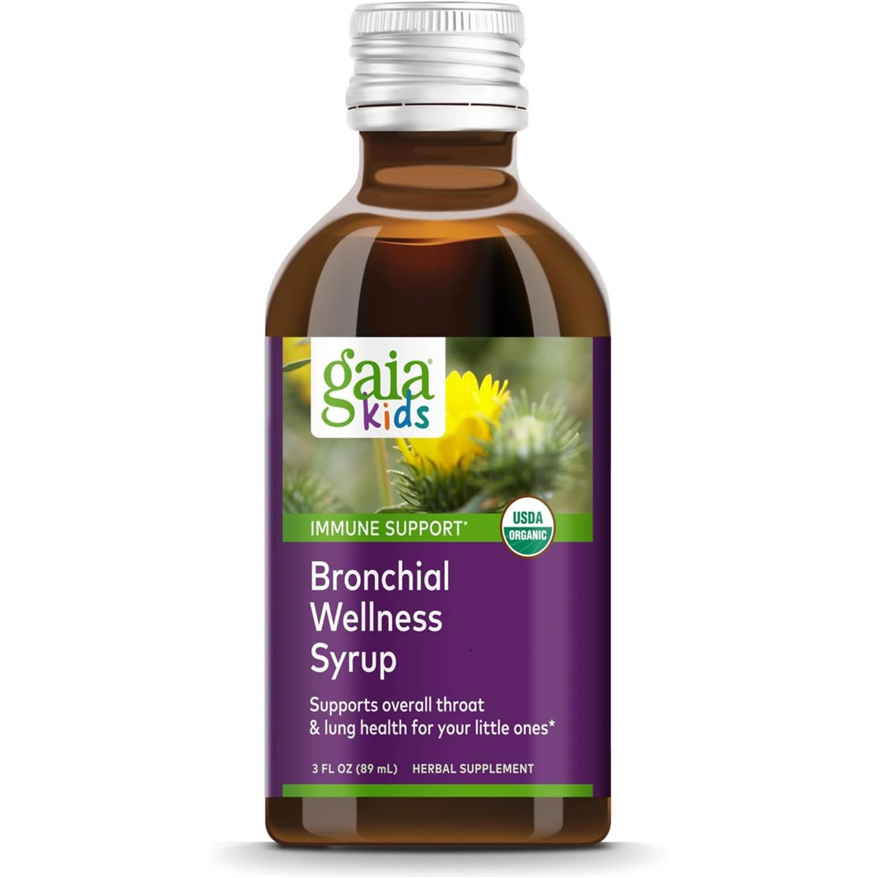 Gaia Herbs Bronchial Wellness for Kids - 89 Milliliters 24$