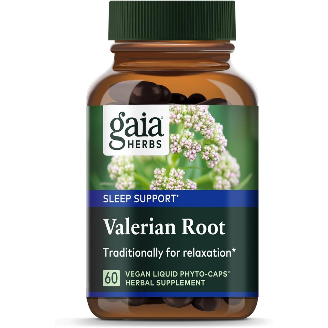 Gaia Herbs Valerian Root - 60 Capsules 33$