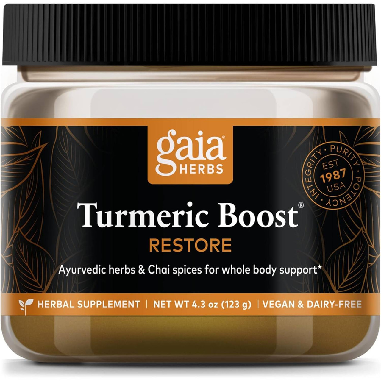 Gaia Herbs Turmeric Boost Restore - 123 Grams 26$