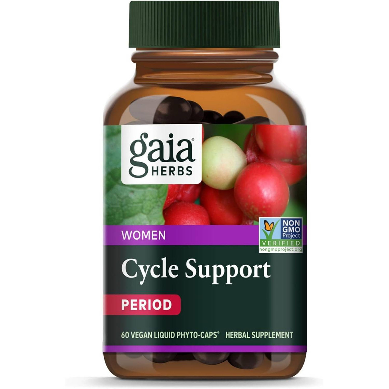 Gaia Herbs Cycle Support Period - 60 Capsules 33$