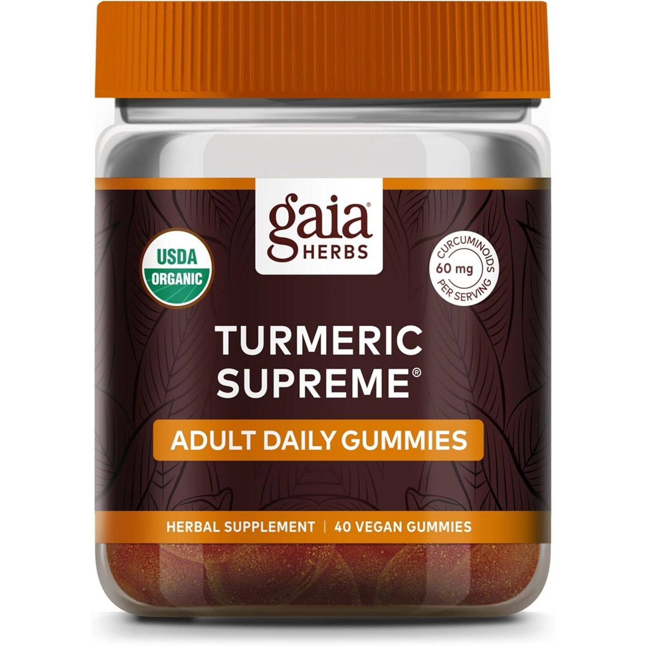 Gaia Herbs Turmeric Supreme Adult Daily Gummies - 40 Gummies 23$