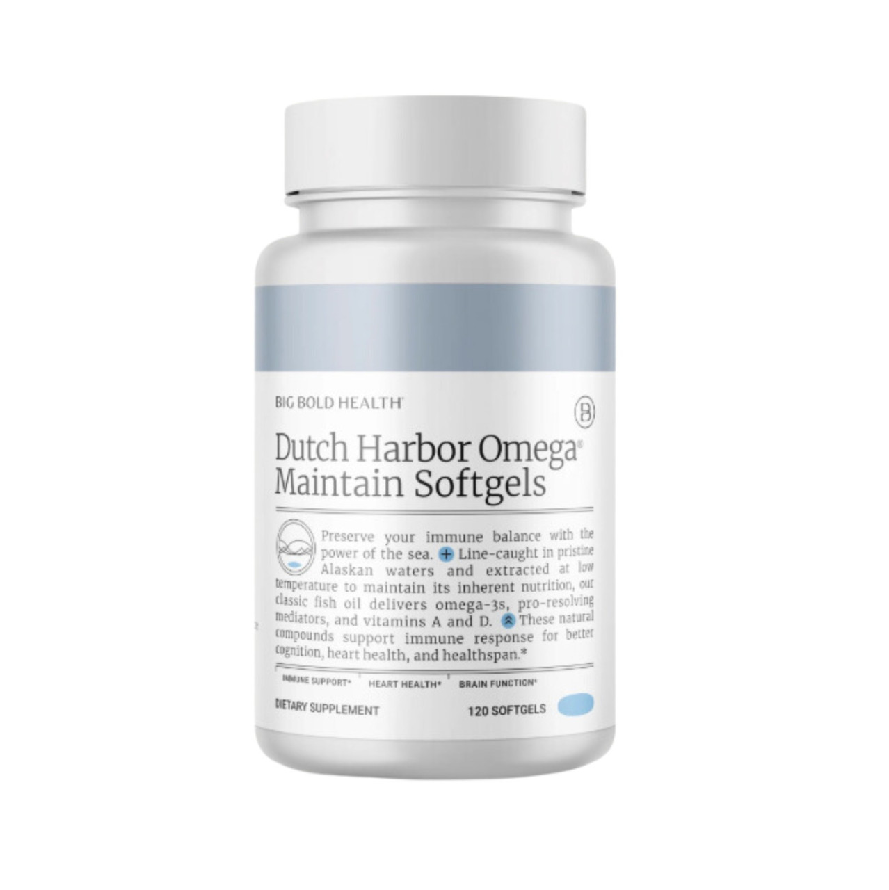 Big Bold Health Dutch Harbor Omega - 120 Softgels