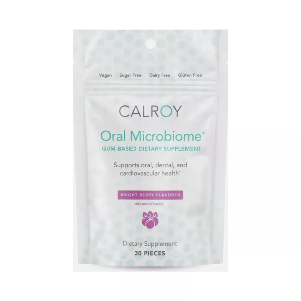 Calroy Health Sciences Oral Microbiome Gum-Based Dietary Supplement - 30 Count