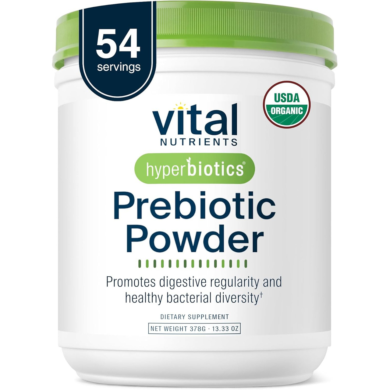 Vital Nutrients Hyperbiotics Prebiotic Powder - 375 Grams