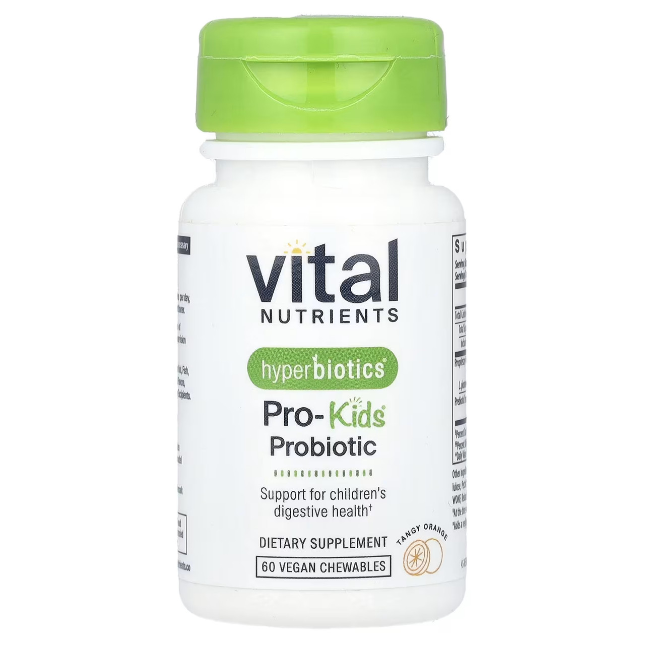 Vital Nutrients Hyperbiotics Pro-Kids Probiotic - 60 Chewables 24$