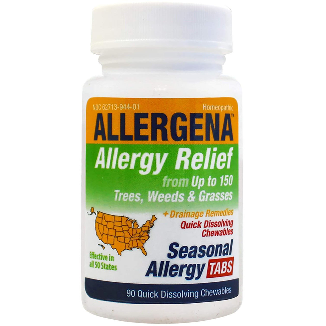 Progena Allergena Seasonal Allergy Tabs - 90 Chewables 29$