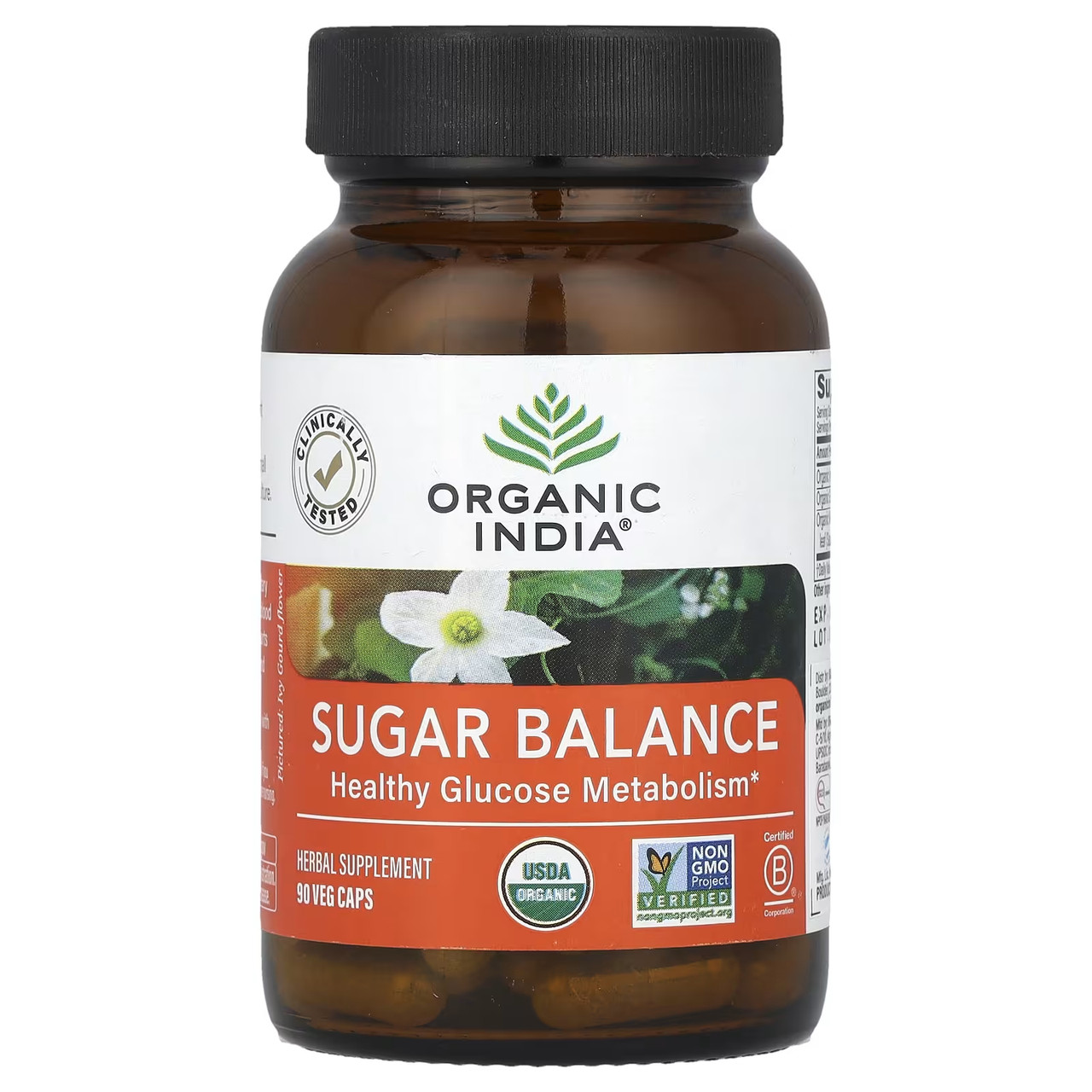 Organic India Sugar Balance - 90 Capsules 22$
