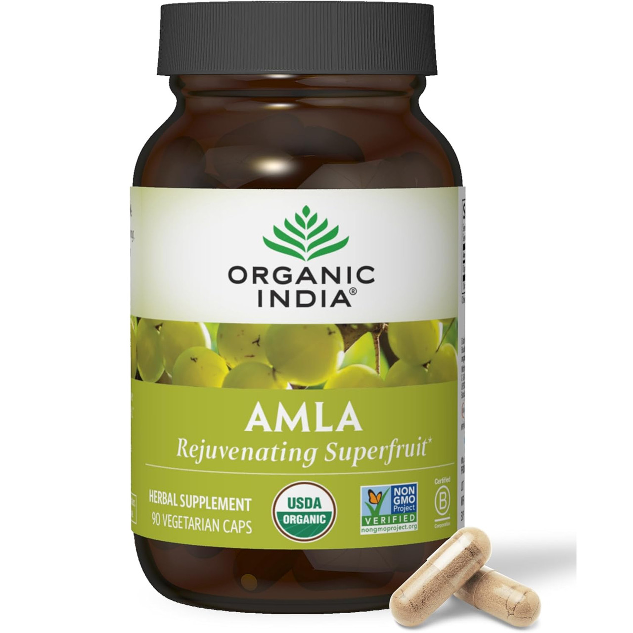 Organic India Amla - 90 Capsules 22$