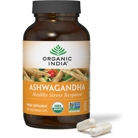 Organic India Ashwagandha - 180 Capsules