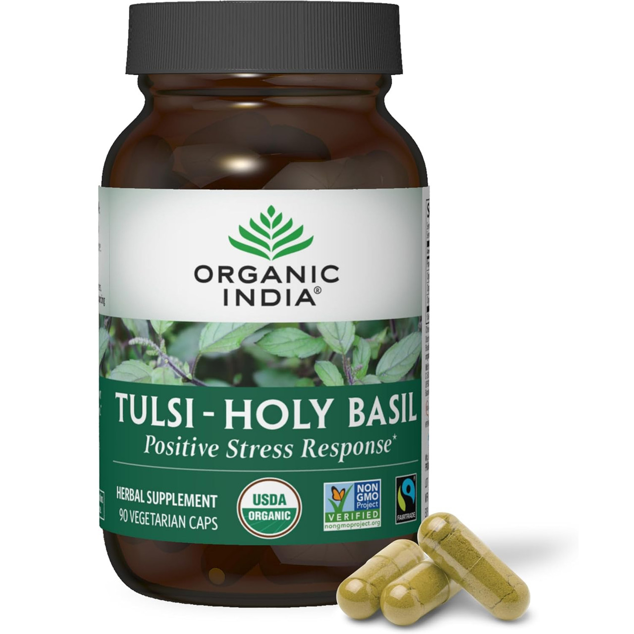 Organic India Tulsi Holy Basil - 90 Capsules 26$