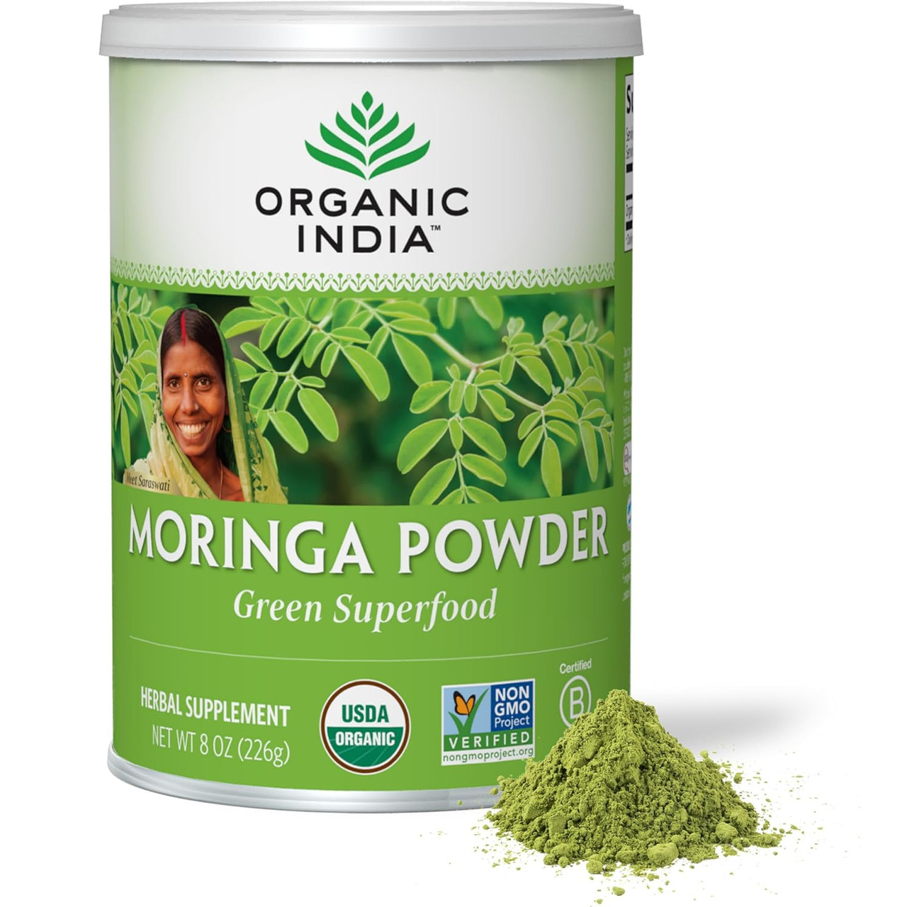 Organic India Moringa Powder - 226 Grams 24$