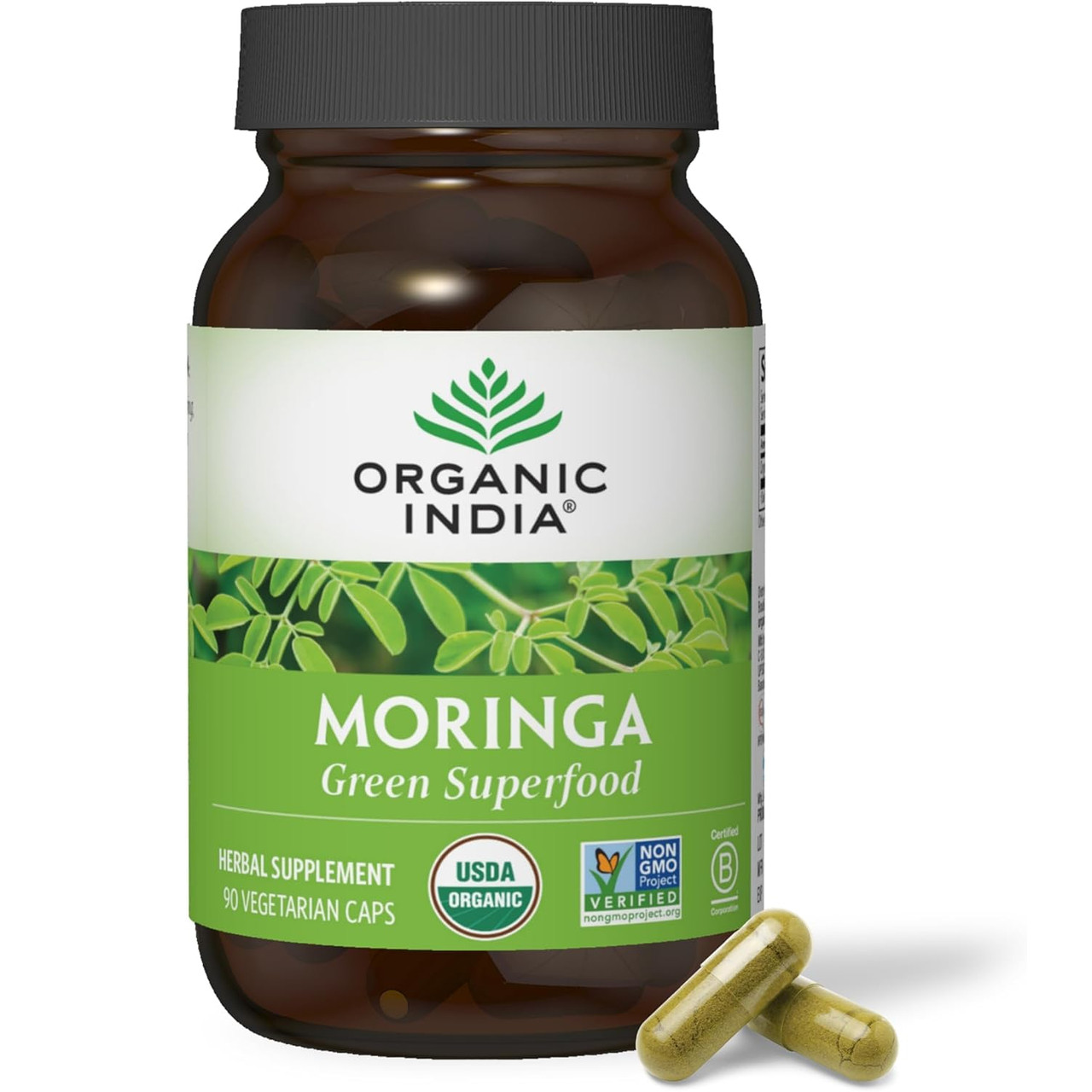 Organic India Moringa - 90 Capsules 22$