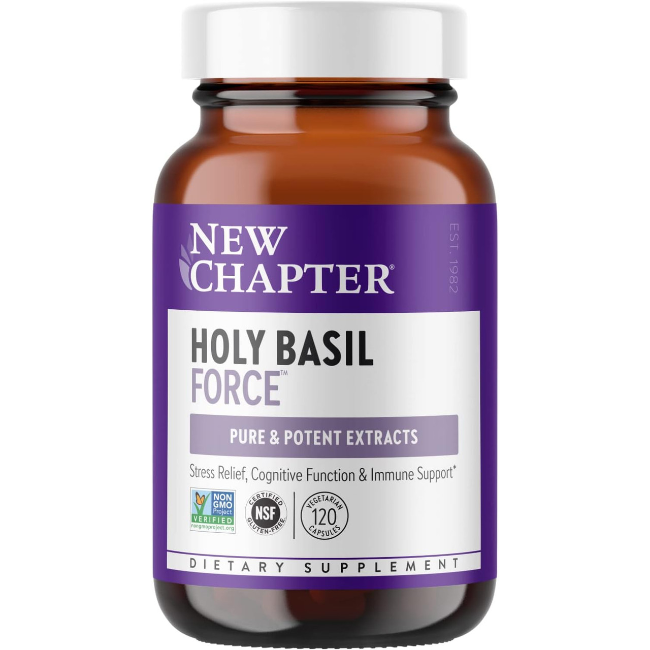 New Chapter Holy Basil Force - 120 Capsules 84$