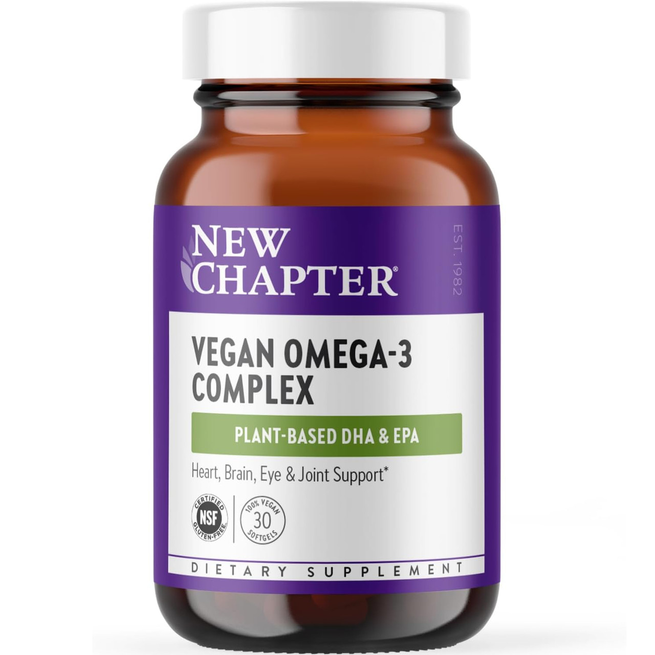 New Chapter Vegan Omega 3 Complex - 30 Softgels 45$