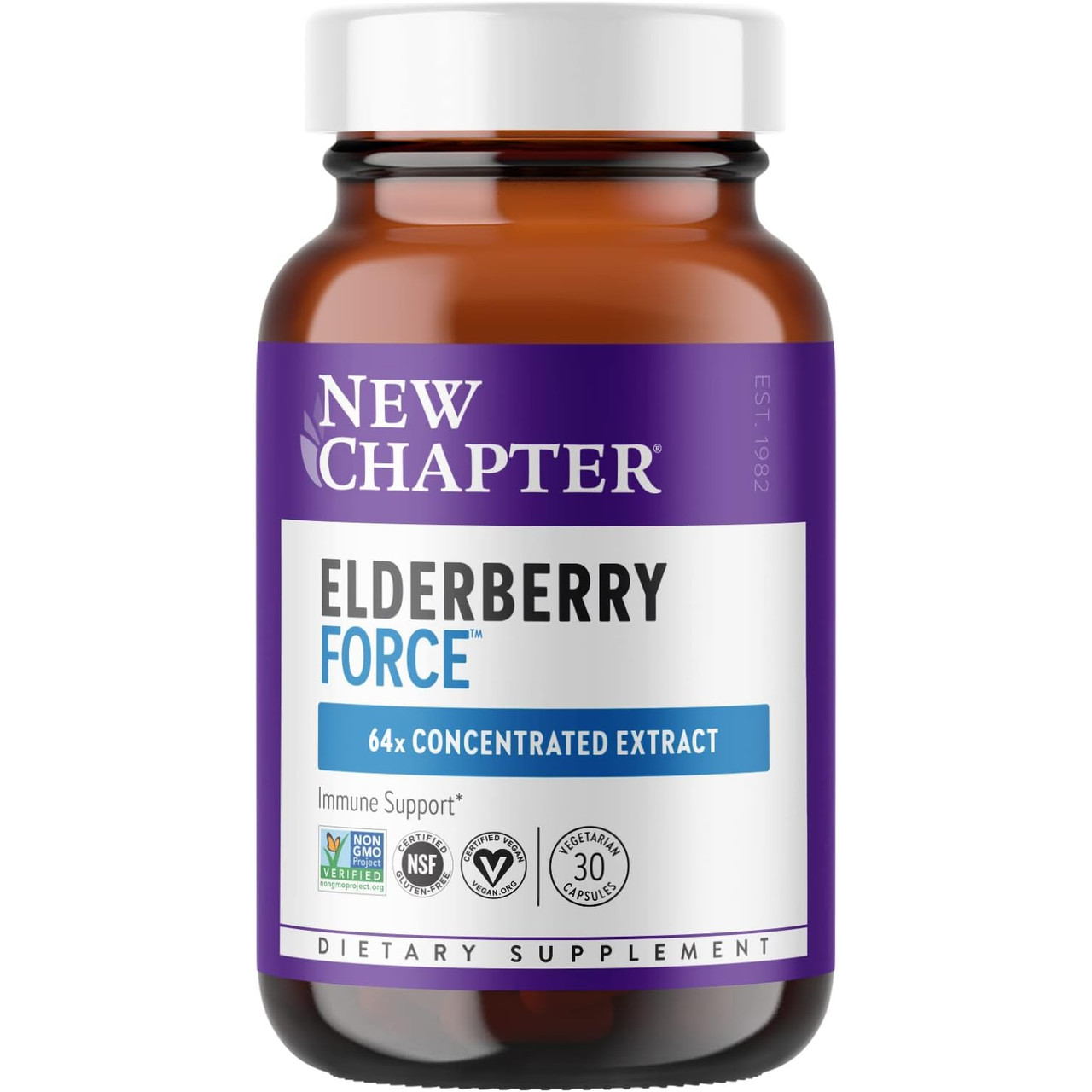 New Chapter Elderberry Force - 30 Capsules 45$