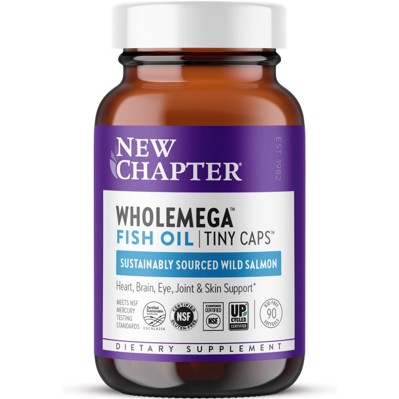 New Chapter Wholemega Tiny Caps - 90 Softgel Capsules 37$