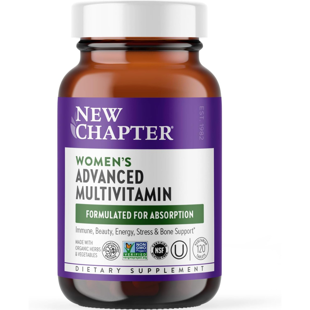 New Chapter Womens Advanced Multivitamin - 120 Tablets 95$