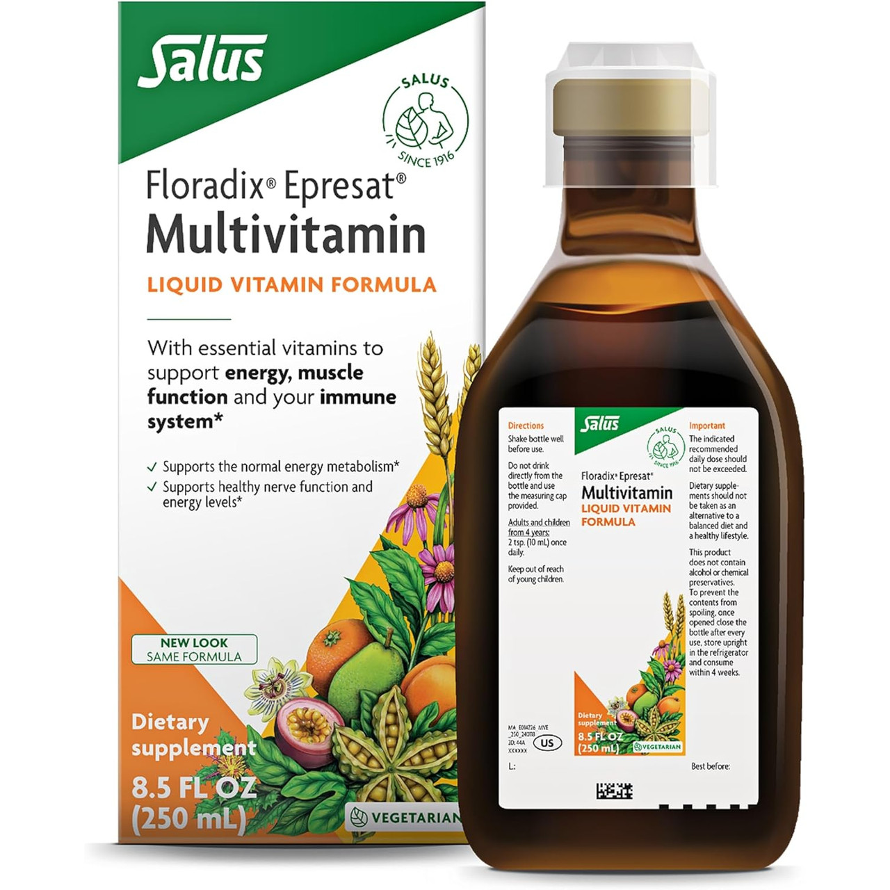 Floradix Epresat Adult Multivitamin - 250 Milliliters