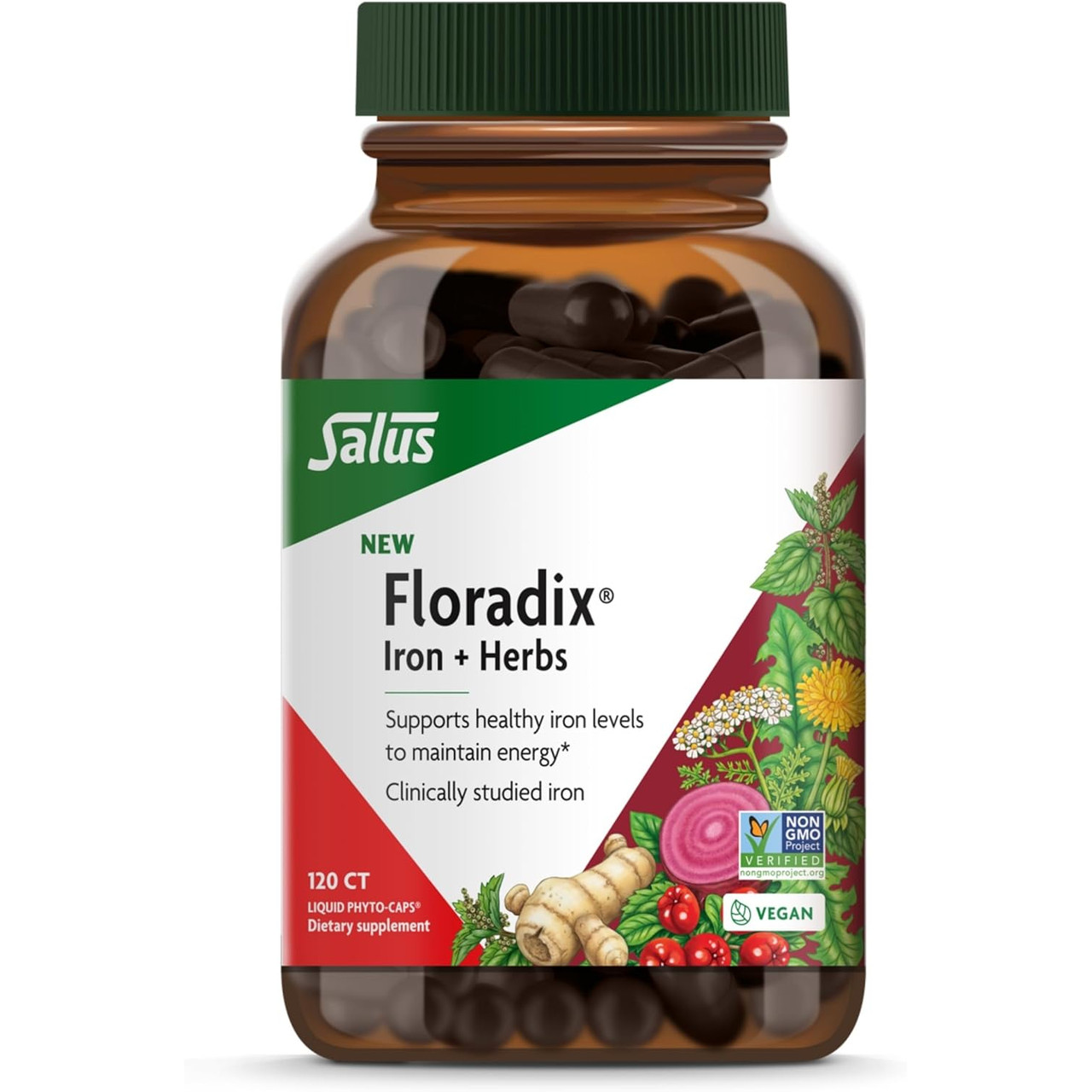 Floradix Iron & Herbs Phyto Caps - 120 Capsules
