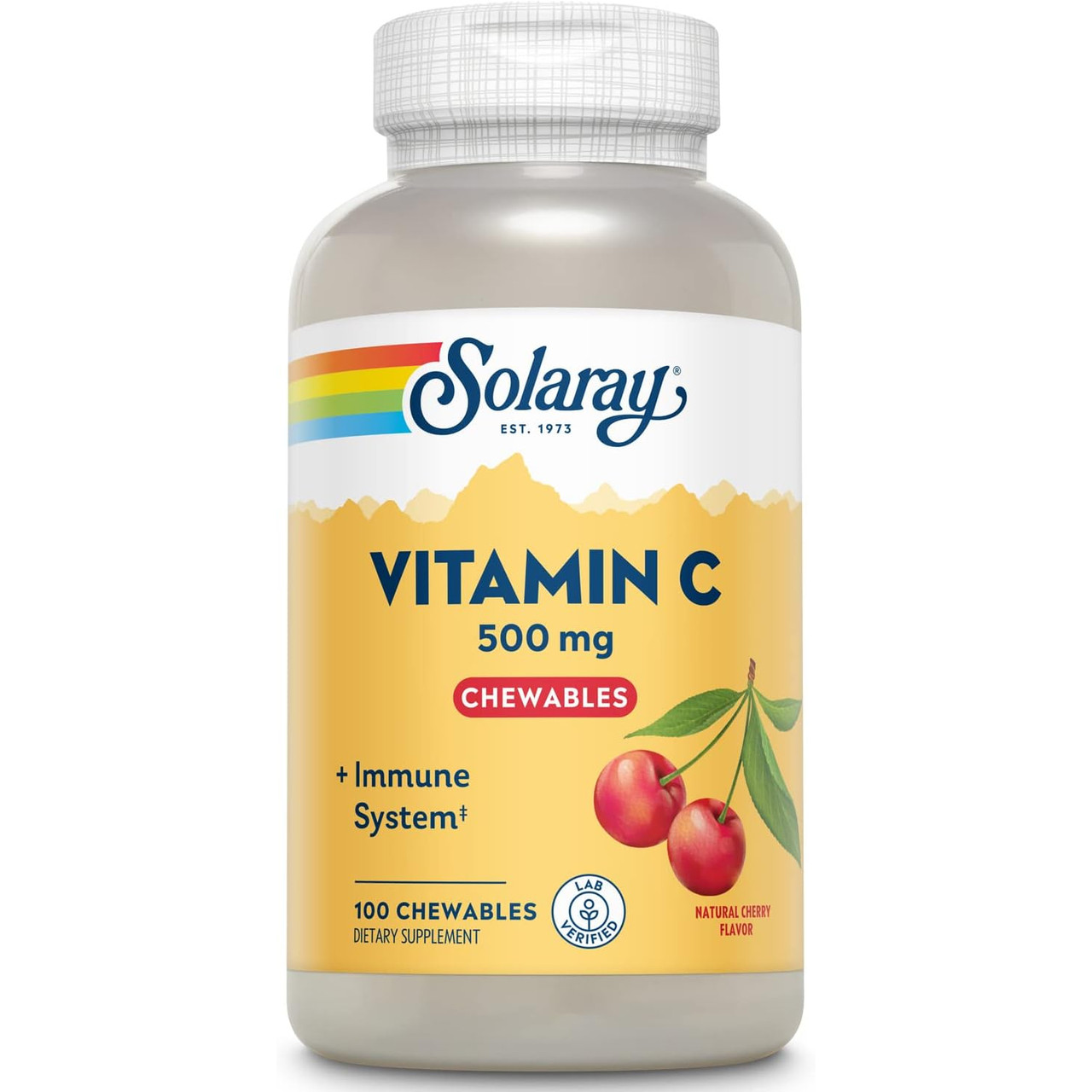 Solaray Vitamin C Cherry - 100 Tablets 20$