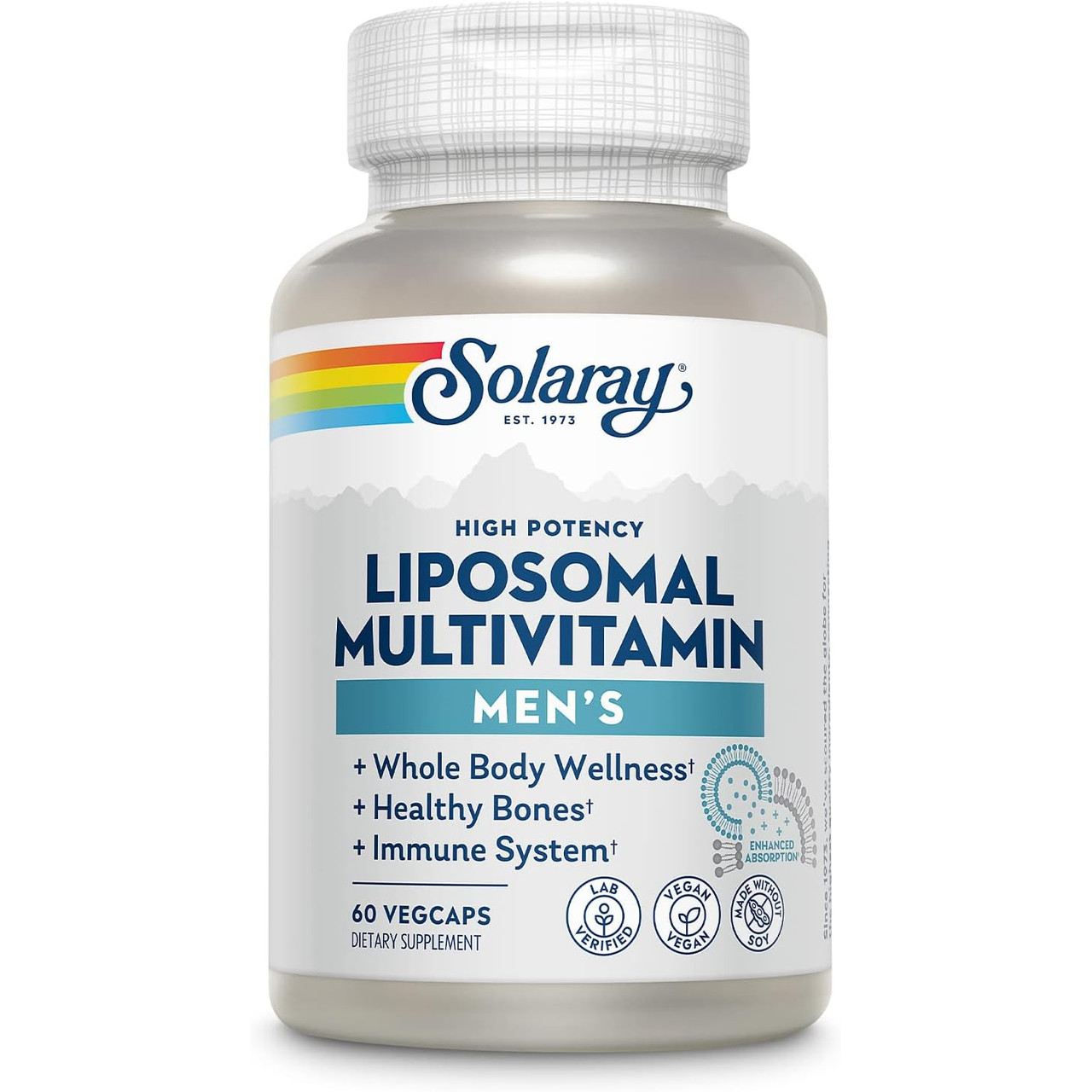 Solaray Liposomal Mens MultiVitamin - 60 Capsules 41$