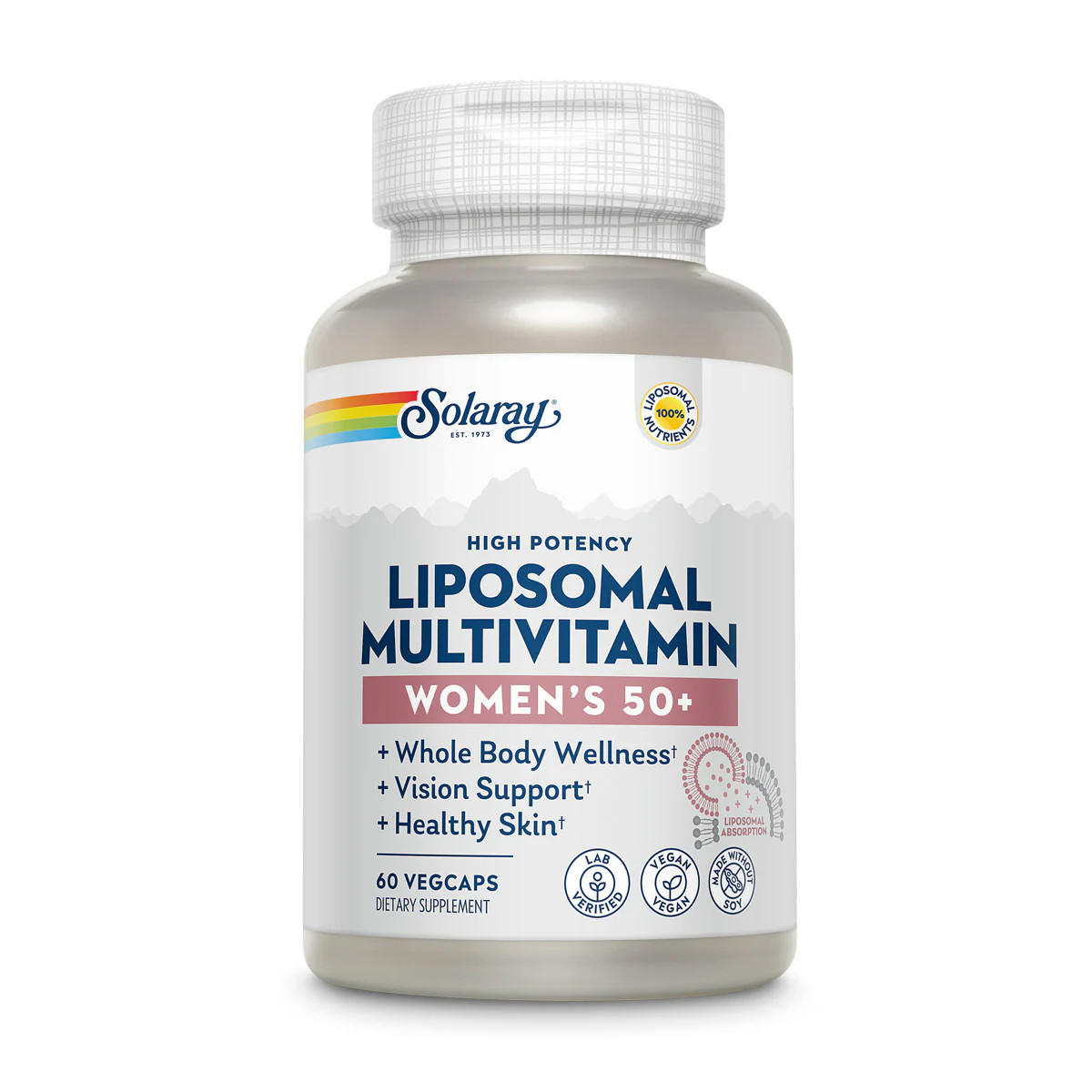 Solaray Liposomal Womens 50 MultiVitamin - 60 Capsules 41$
