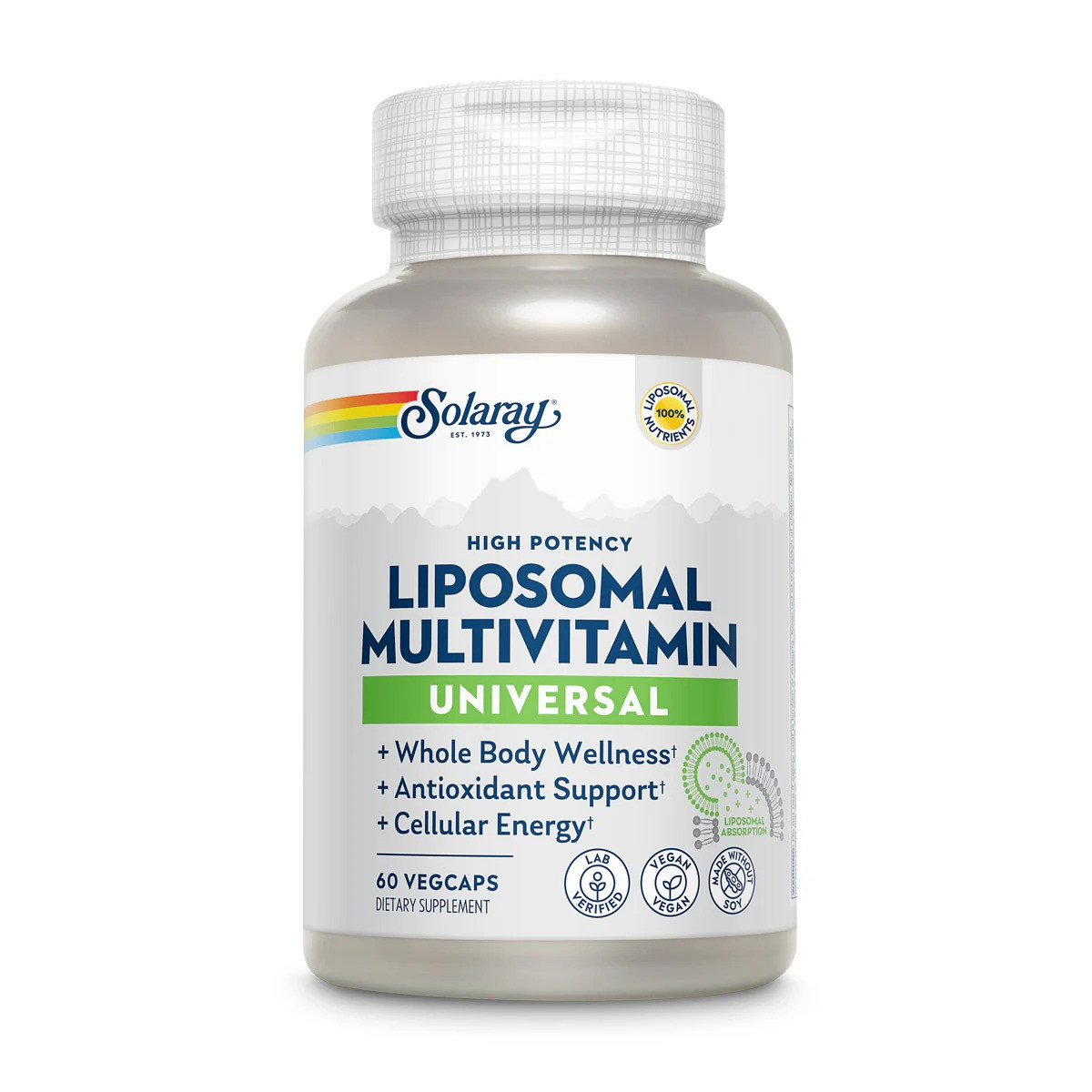 Solaray Liposomal Universal MultiVitamin - 60 Capsules 41$
