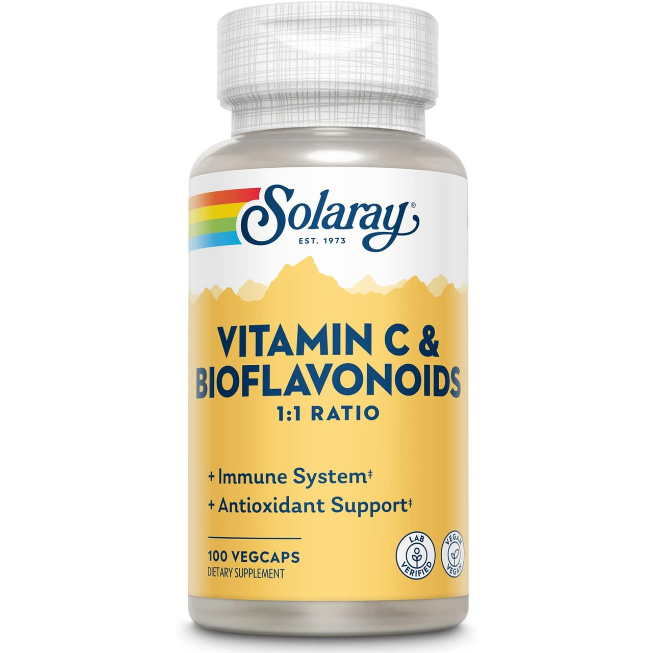 Solaray Vitamin C Bioflavonoids 11 - 100 Capsules 12$