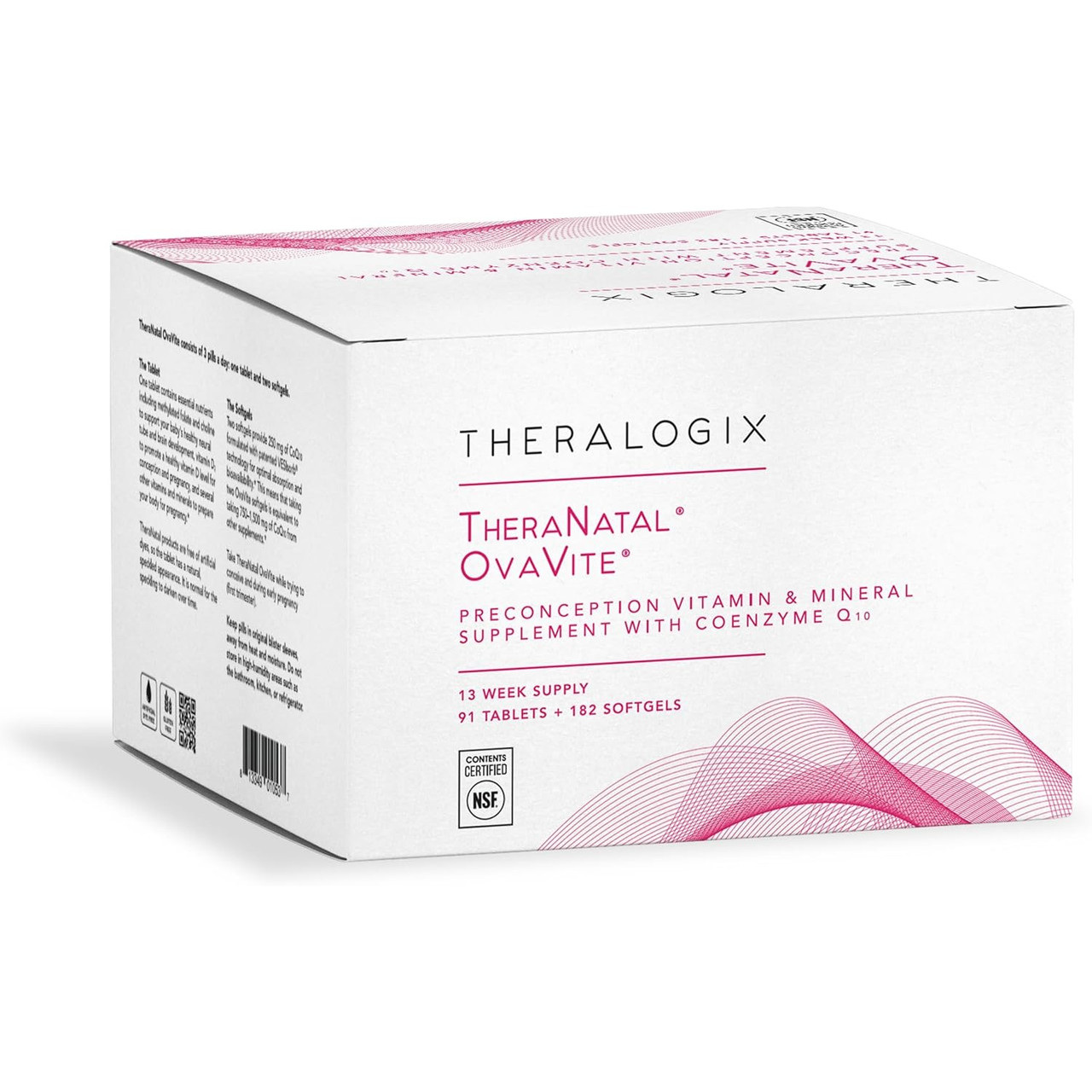 Theralogix TheraNatal OvaVite Preconception Vitamins - 91 Day Supply - 13 Week Supply 154$
