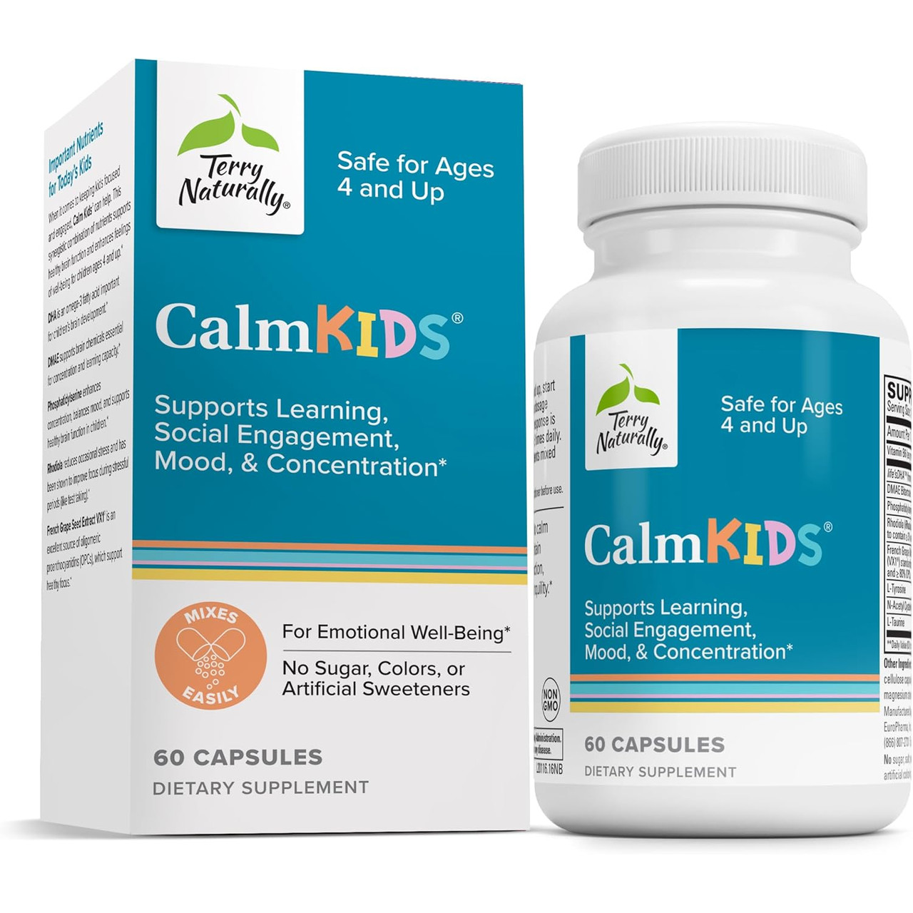 Terry Naturally Calm Kids - 60 Capsules 40$