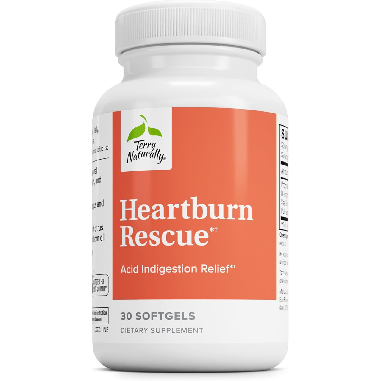 Terry Naturally Heartburn Rescue - 30 Softgels 23$