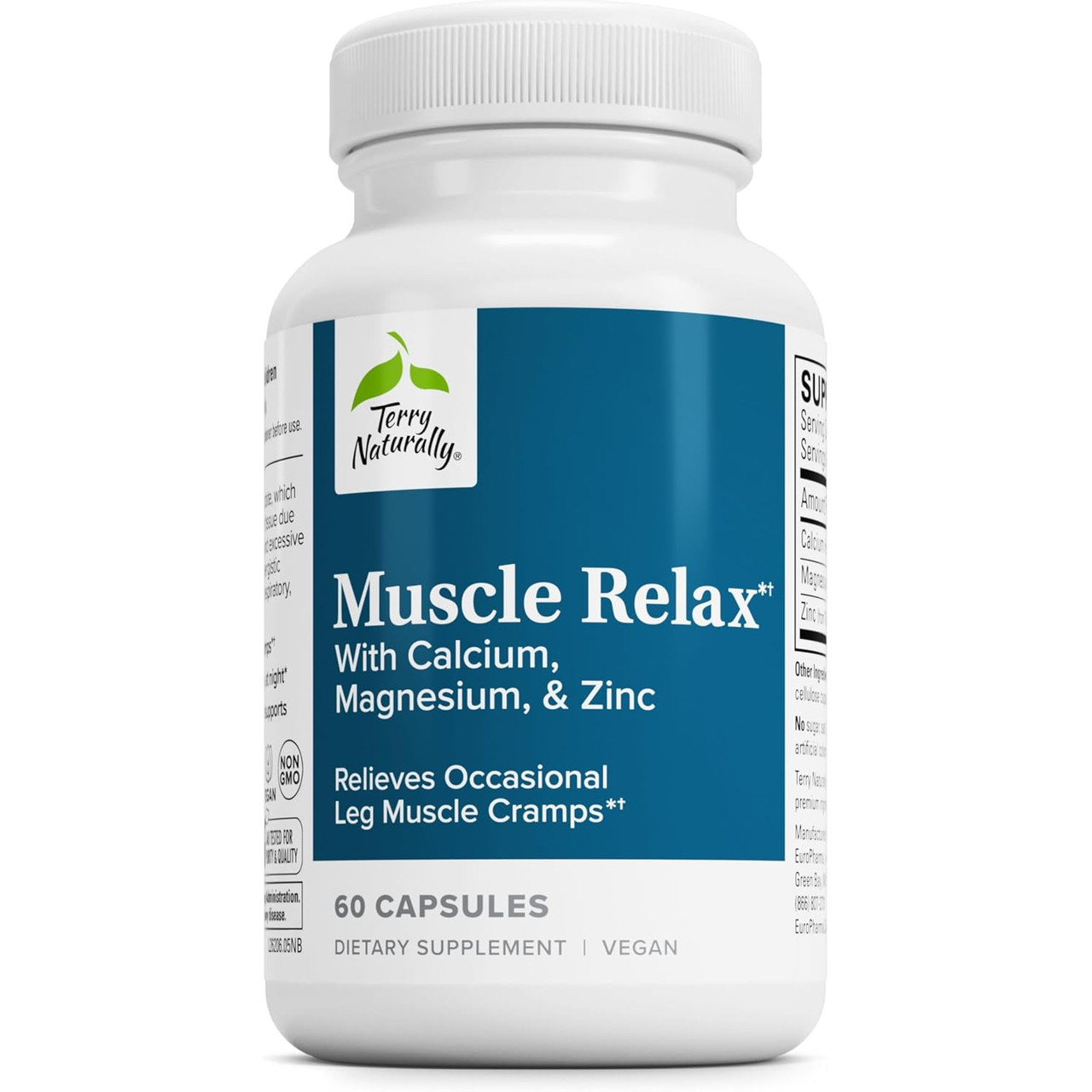 Terry Naturally Muscle Relax - 60 Capsules 18$