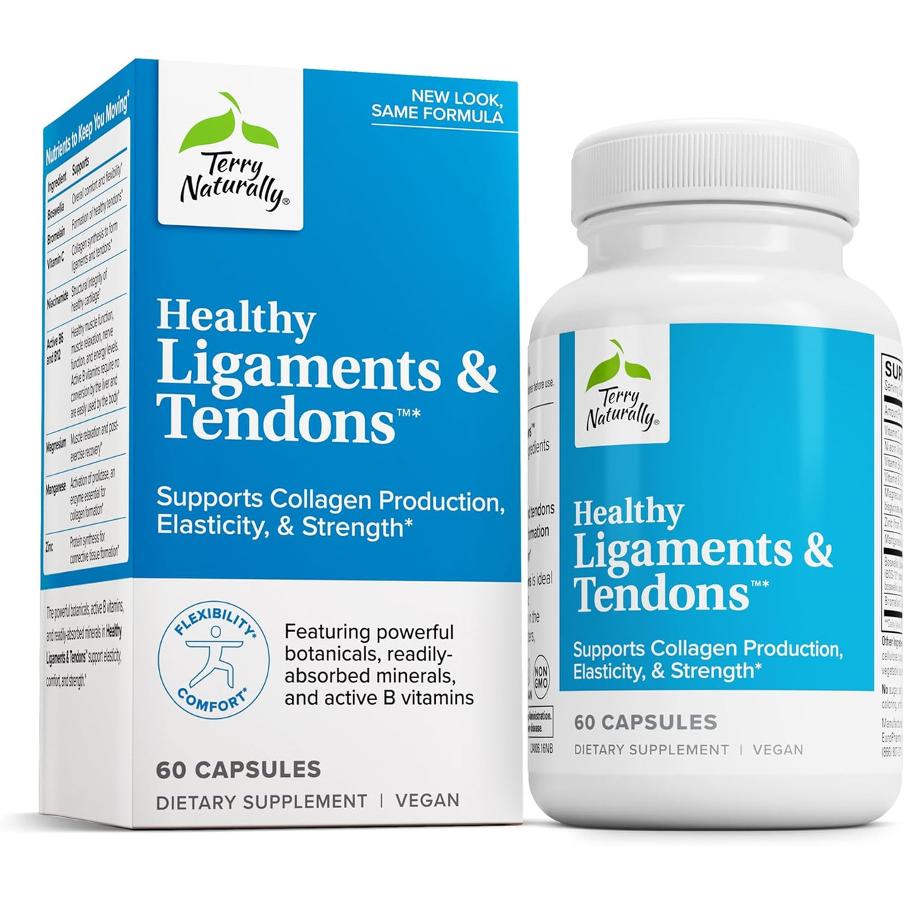 Terry Naturally Healthy Ligaments & Tendons - 60 Capsules