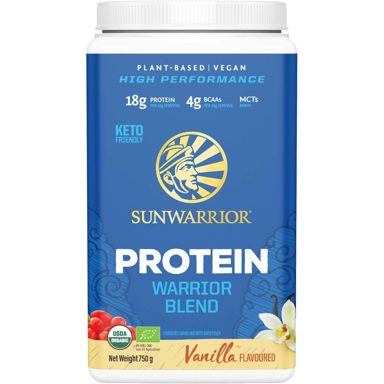 Sunwarrior Warrior Blend Organic Vanilla - 750 Grams