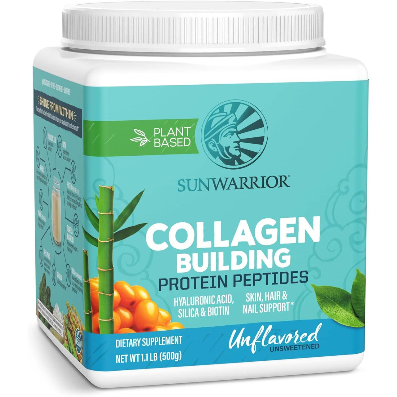 Sunwarrior Collagen Builder Unflavored - 500 Grams 44$