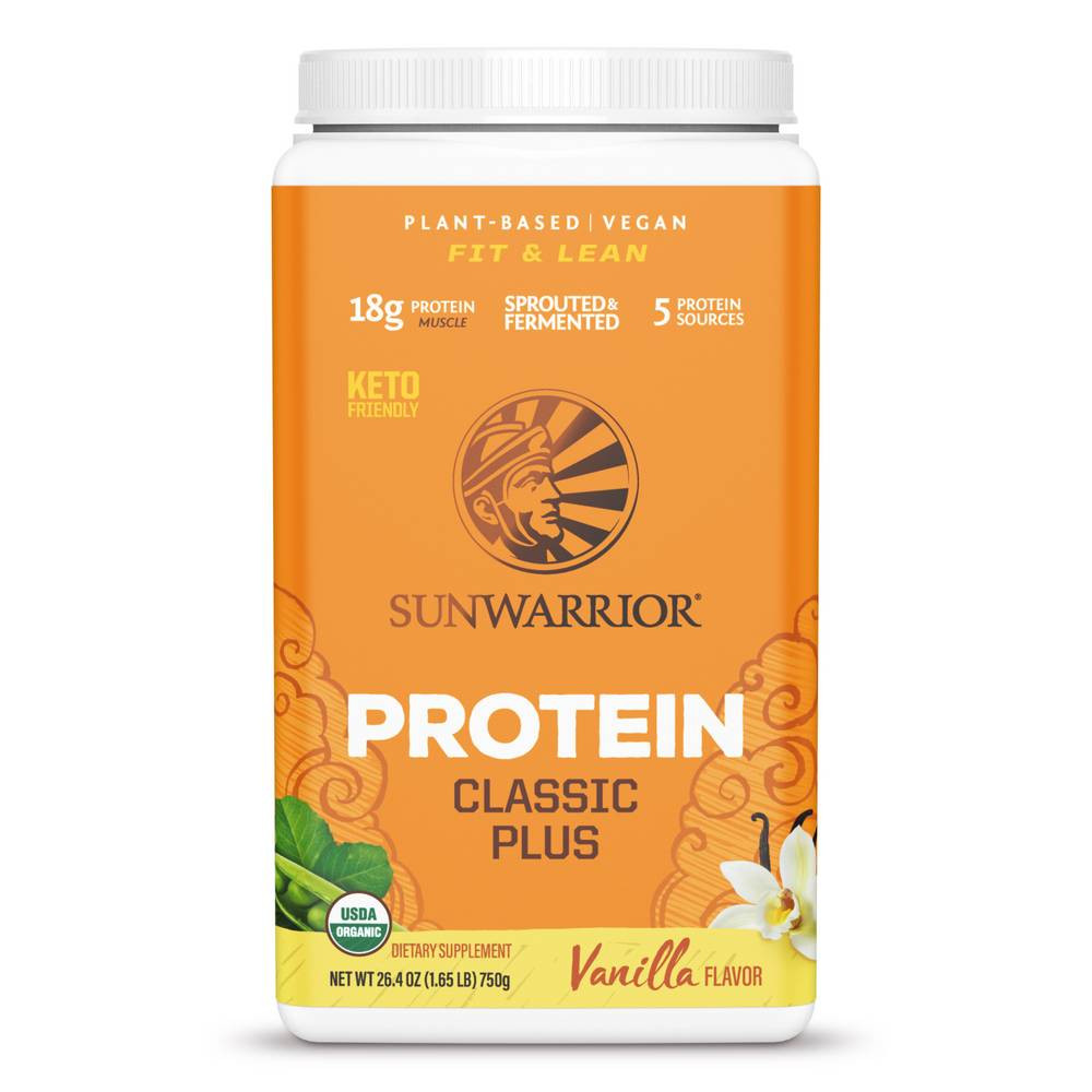 Sunwarrior Classic Plus Vanilla - 750 Grams